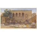 El Mahkemeh or Court of the Cadi Cairo; Bayt al Qadi: Maqad of Amir Mamay; House of the Kadi (Watercolour) El Mahkemeh or Court of the Cadi Cairo; Bayt al Qadi: Maqad of Amir Mamay; House of the Kadi (Watercolour)