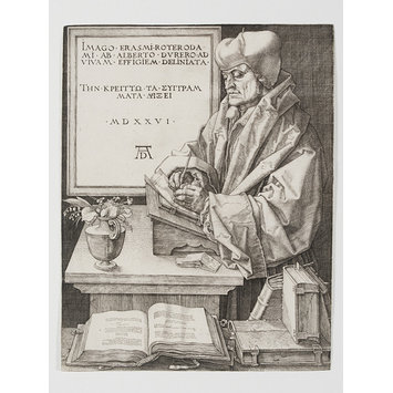 Print - Portrait of Desiderius Erasmus Print - Portrait of Desiderius Erasmus