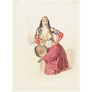 Bayadère de Chemakha; Dancing girl from Shemakha (Watercolour)