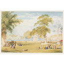 Watercolour - Meadow of the Sweet Waters of Asia, Constantinople