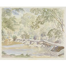 Tarr Steps, Exmoor; Recording Britain (Watercolour) Tarr Steps, Exmoor; Recording Britain (Watercolour)