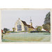 Watercolour - St. Mary's Church, Tilty; Recording Britain Collection