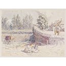 Bridge over the Blackwater at Coggeshall; Recording Britain Collection (Watercolour)