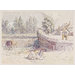 Watercolour - Bridge over the Blackwater at Coggeshall; Recording Britain Collection