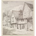 Watercolour - The Old Sun Inn, Saffron Walden; Recording Britain Collection