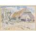 Watercolour - Prior's Hall Barn, Widdington; Recording Britain Collection