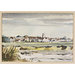 Watercolour - Evening View of Sudbury from the South-west; Sudbury from the South-West; Recording Britain