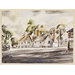 Watercolour - Old Houses, Ballingdon; Recording Britain