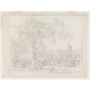 All Saints' Church and the Castle Inn, High Street, Colchester; Recording Britain Collection (Drawing)