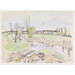 Watercolour - River Brain, Witham; Recording Britain Collection