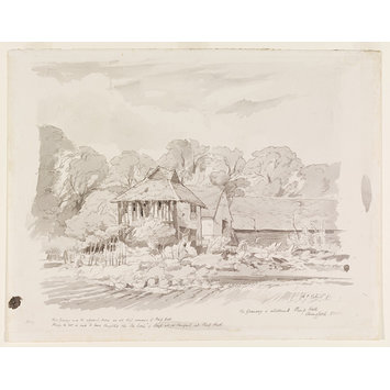 Watercolour - Pimp Hall Granary, Chingford; Recording Britain Collection