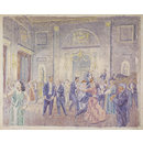 Ballroom at the Shire Hall, Chelmsford; Recording Britain Collection (Watercolour)