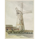Clifton Mill, near Preston; Recording Britain; Tower Mill, Clifton (Watercolour)