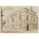 Lloyd's Bank, Cirencester; Recording Britain (Watercolour) Lloyd's Bank, Cirencester; Recording Britain (Watercolour)
