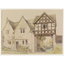 Gatehouse, Frocester Court; Recording Britain (Watercolour) Gatehouse, Frocester Court; Recording Britain (Watercolour)