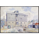 The Mill, Lemsford; Recording Britain (Watercolour)