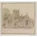 Hilton Church; Recording Britain (Drawing)