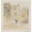 The Bishops' Palace, Buckden; Recording Britain (Watercolour)