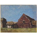 Oliver Cromwell's Barn, near St. Ives; Recording Britain (Watercolour)