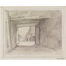 Crown Yard, St. Ives; Recording Britain (Drawing)