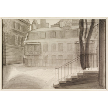 Drawing - Gray's Inn; Recording Britain Drawing - Gray's Inn; Recording Britain