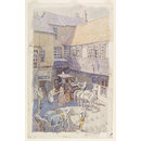 The Yard of the White Hart Inn, Brentford, Middlesex; Recording Britain (Watercolour)