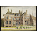 Bishop's Palace, Lichfield (South or Garden Front); Recording Britain (Watercolour)