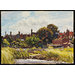 Watercolour - Riverside, Beccles; Recording Britain
