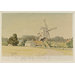 Watercolour - Laxfield Mill; Recording Britain