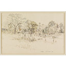 Hartest; Recording Britain (Watercolour)