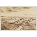 Oxwich Bay and Village, Gower, Glamorganshire; Recording Britain (Watercolour) Oxwich Bay and Village, Gower, Glamorganshire; Recording Britain (Watercolour)