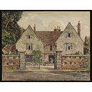 The Vicar's House, [ Dated 1673] Stratford Sub-Castle; Recording Britain (Watercolour)