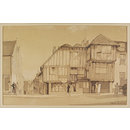 15th Century House, High Street, Lewes; Recording Britain (Drawing)