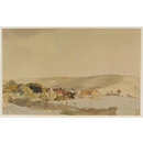 The Southdown, Underhill Road; Westmeston Place; Recording Britain (Watercolour)