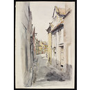 Haggersgate, Whitby; Recording Britain (Watercolour) Haggersgate, Whitby; Recording Britain (Watercolour)