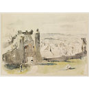 The Vale of Pickering from the Castle Grounds; Recording Britain (Watercolour)