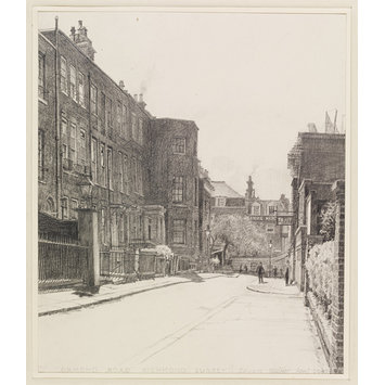 Drawing - Ormond Road, Richmond; Recording Britain Drawing - Ormond Road, Richmond; Recording Britain