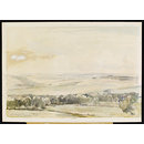 The Downs from Friston; Recording Britain (Watercolour)