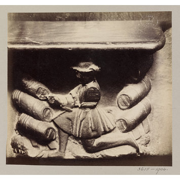 Photograph - Church of SS Gervais et Protais, Miserere Seat, XVI Century, Paris, France; Old Paris Photograph - Church of SS Gervais et Protais, Miserere Seat, XVI Century, Paris, France; Old Paris
