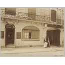 Photograph - Sign & Balcony of a Shop, Paris, France