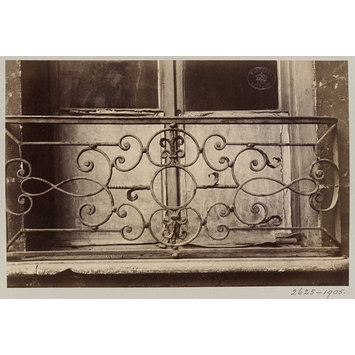 Photograph - Balcony front, Rue Poissonniere, Paris, France
