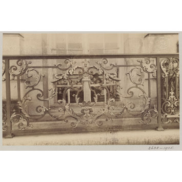 Photograph - Ironwork, Balcony Front, Versailles, France