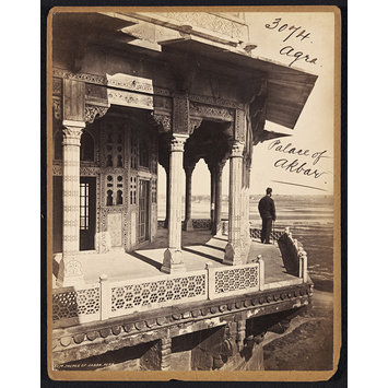 Photograph - Agra.  Palace of Akbar