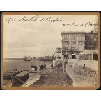 Photograph - The Nile at Boulac and Palace of Viceroy