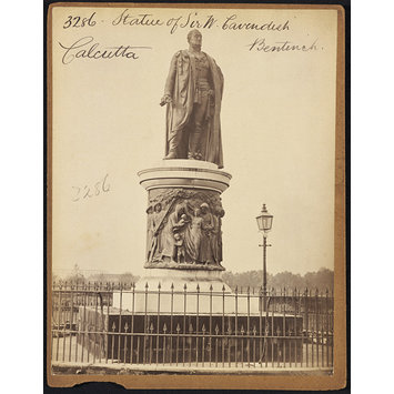 Photograph - Statue of Sir W. Cavendish Bentinck. Calcutta Photograph - Statue of Sir W. Cavendish Bentinck. Calcutta
