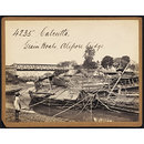 Calcutta.  Grain Boats.  Alipore bridge (Photograph)