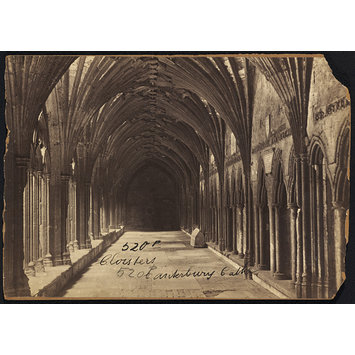 Photograph - Cloisters.  Canterbury Cath'l