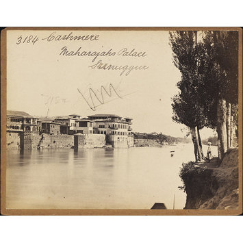 Photograph - Cashmere.  Maharajahs Palace.  Srinuggur