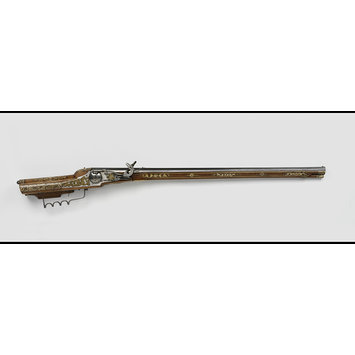 Wheel lock rifle