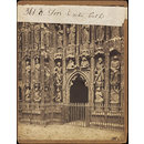 W. Door.  Exeter Cath'l (Photograph)